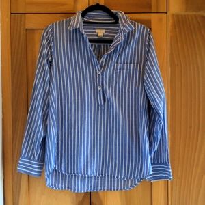 JCrew striped pullover blouse